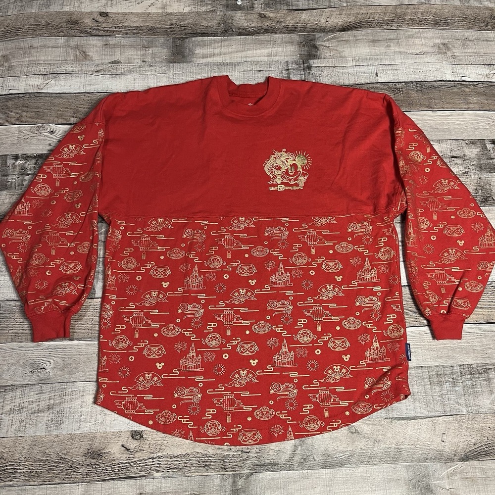 Chinese New Year Spirit Jersey Size Small Red 2020 Disney Mickey Mouse